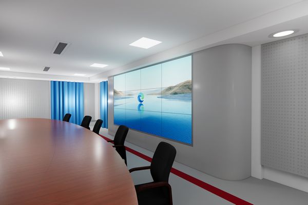 展館展廳大屏使用投影儀好，還是拼接屏好？