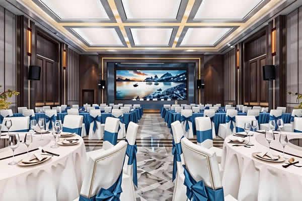 酒店宴會廳配多大面積的LED顯示屏合適？