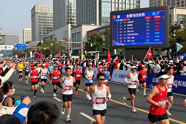 馬拉松熱”席卷全國！LED顯示屏筑牢賽事生命線，維康國際助力城市體育煥新