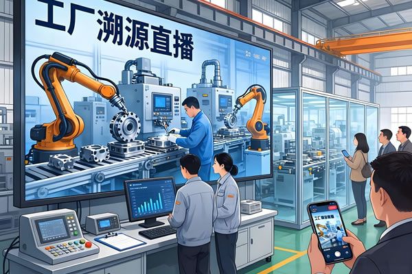 “工廠溯源直播”成風口！LED顯示屏重構生產營銷鏈路，維康國際助力制造企業(yè)破圈